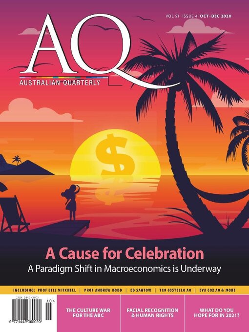 Cover image for AQ: Australian Quarterly